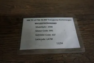 VW T5 Caddy III 2K Türgriff vorne links außen Griff Schwarz 7M3827565D - Bild 6